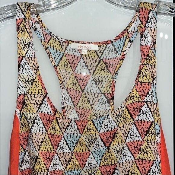 Ella‎ Moss Nordstrom Floral Tank Top Boho Racerback Sleeveless Blouse Small - Picture 2 of 10
